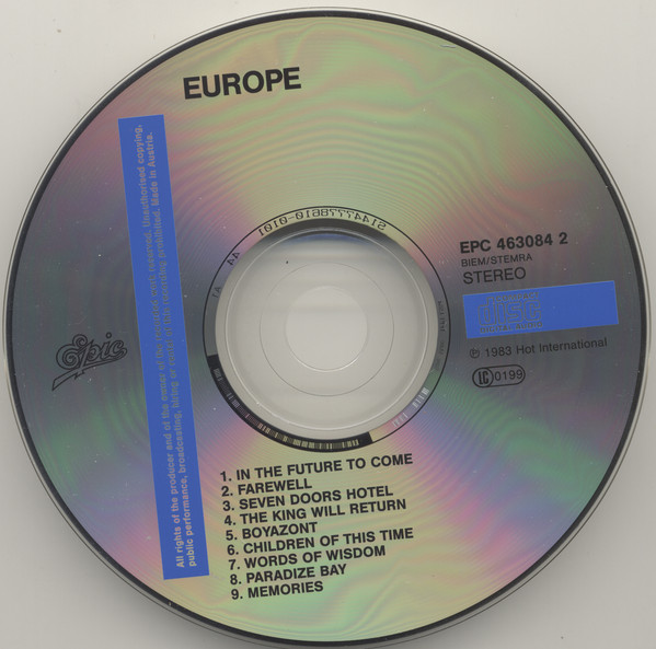 Europe  Europe : CD